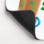 Geboren zu drehen mousepad (Ecke)