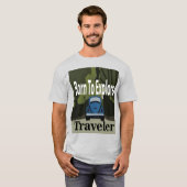 Geboren zu entdecken Road Trip T-Shirt (Vorne ganz)