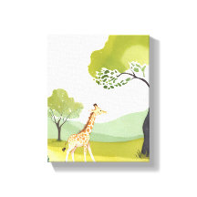 Geboren zu erkunden | Giraffe Kinderzimmer Wasserf