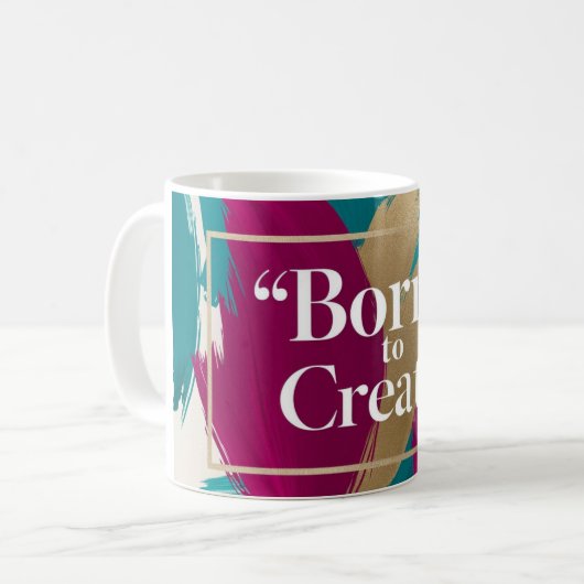 Geboren zu erstellen kaffeetasse (Vorderseite Links)