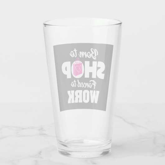 Geboren zu erwerben Zwangsarbeit Glas (Rückseite)