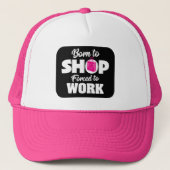 Geboren zu erwerben Zwangsarbeit Truckerkappe (Vorderseite)