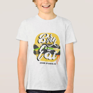 "Geboren zu essen - Spaß und spielerisches Design" Tri-Blend Shirt