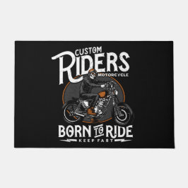 Geboren zu fahren fußmatte