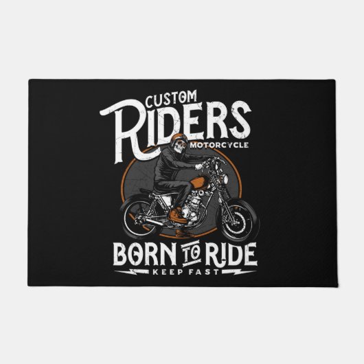 Geboren zu fahren fußmatte (Vorderseite)
