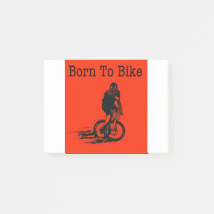 Geboren zu fahren post-it klebezettel