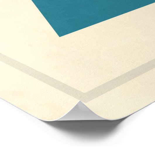 Geboren zu fahren poster (Ecke)