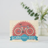 Geboren zu fahren postkarte (Stehend Vorderseite)