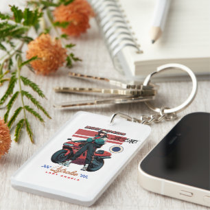 Geboren zu fahren   Schlüsselanhänger für Motorrad