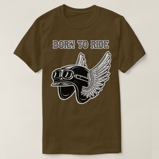 Geboren zu fahren T-Shirt (Design vorne)