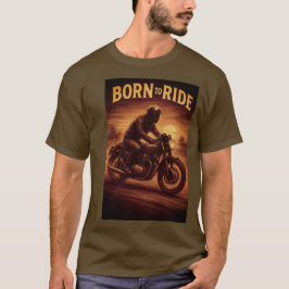 Geboren zu fahren - Vintager Motorrad-T - Shirt