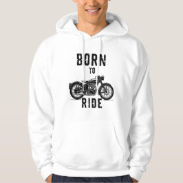 Geboren zu fahren - Vintages Retro-Motorrad Hoodie