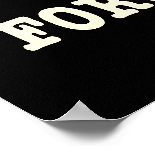 Geboren zu fahren Zwangsarbeit Poster (Ecke)