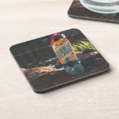 Geboren zu fahrende Skateboard Getränkeuntersetzer (Linke Seite)