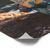 Geboren zu fahrende Skateboard Poster (Ecke)