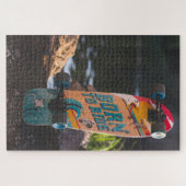 Geboren zu fahrende Skateboard Puzzle (Horizontal)