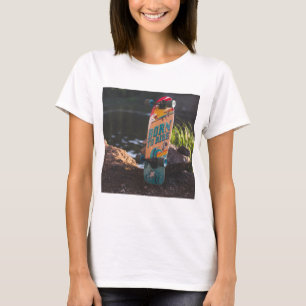 Geboren zu fahrende Skateboard T-Shirt