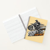 Geboren zu Fahrradfahrern, gezwungen, zur Schule z Notizblock (Innenseite)