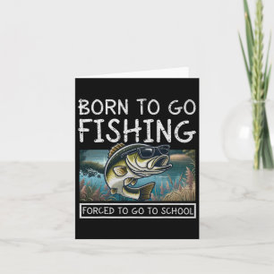Geboren zu Fisch, der gezwungen ist, zum Fischfang Karte
