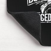 Geboren zu Fisch Zwangstätigkeit B Fischer der Fis Mousepad (Ecke)