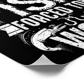 Geboren zu fischen, aber gezwungen, zu arbeiten Fu Poster (Ecke)