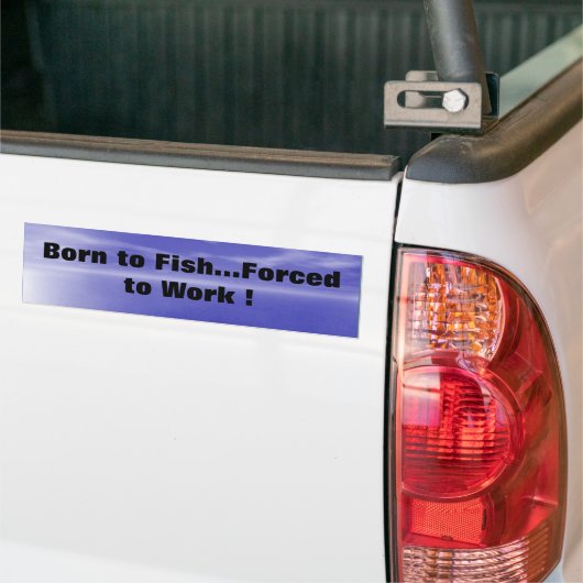 GEBOREN ZU FISCHEN AUTOAUFKLEBER (Auf Lkw)