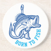 Geboren zu fischen getränkeuntersetzer (Vorne)