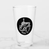 Geboren zu fischen glas (Vorderseite)