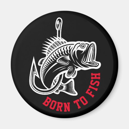 Geboren zu fischen magnet (Vorne)