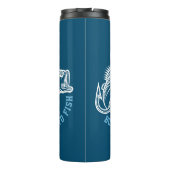 Geboren zu fischen thermosbecher (Rückseite)