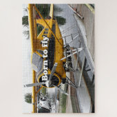 Geboren zu fliegen: Biberfloat-Flugzeug Puzzle (Vertikal)