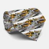 Geboren zu fliegen: Biberfloss-Flugzeug Krawatte (Gerollt)