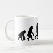 Geboren zu Fliegen - Evolution des Piloten Kaffeetasse (Links)