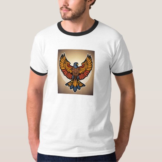"Geboren zu fliegen" T-Shirt (Vorderseite)
