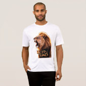 "Geboren zu führen - Roaring Lion Head Men's T - S T-Shirt (Vorne ganz)