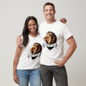 "Geboren zu führen - Roaring Lion Head T - Shirt" T-Shirt (Unisex)