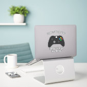 Geboren zu Game Decal mit XBox Controller Aufkleber (Laptop auf Schreibtisch)