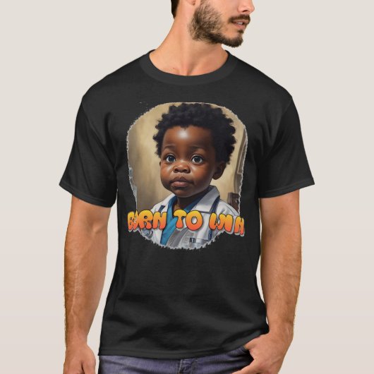 Geboren zu gewinnen T-Shirt (Vorderseite)