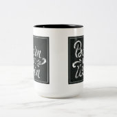 Geboren zu gewinnen zweifarbige tasse (Mittel)