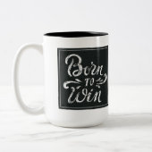 Geboren zu gewinnen zweifarbige tasse (Links)