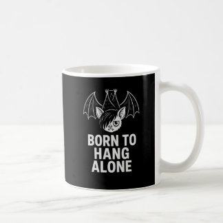 Geboren zu Hang Alone - Emo Bat | antisozial Kaffeetasse