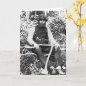 Geboren zu jagen! karte (Gelbe Blume)