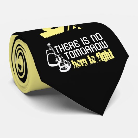 Geboren zu kämpfen Boxhandschuhe Krawatte (Gerollt)