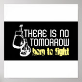 Geboren zu kämpfen Boxhandschuhe Poster (Vorne)