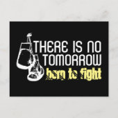 Geboren zu kämpfen Boxhandschuhe Postkarte (Vorderseite)