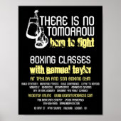 Geboren zu kämpfen, Boxklub, Boxtrainer-Werbung Poster (Vorne)