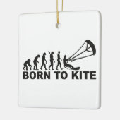 Geboren zu Kitesurf Keramikornament (Links)