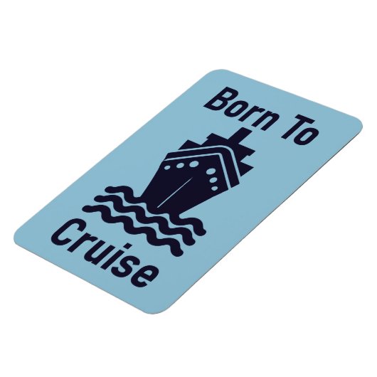 Geboren zu Kreuzfahrtschiff Stateroom Door Marker Magnet (Linke Seite)