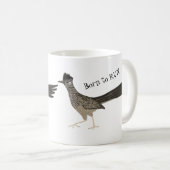 GEBOREN ZU LAUFEN! Roadrunner Roadlaufstift Gezeic Kaffeetasse (VorderseiteRechts)