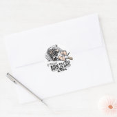 Geboren zu LaX Lacrosse Gear Runder Aufkleber (Umschlag)